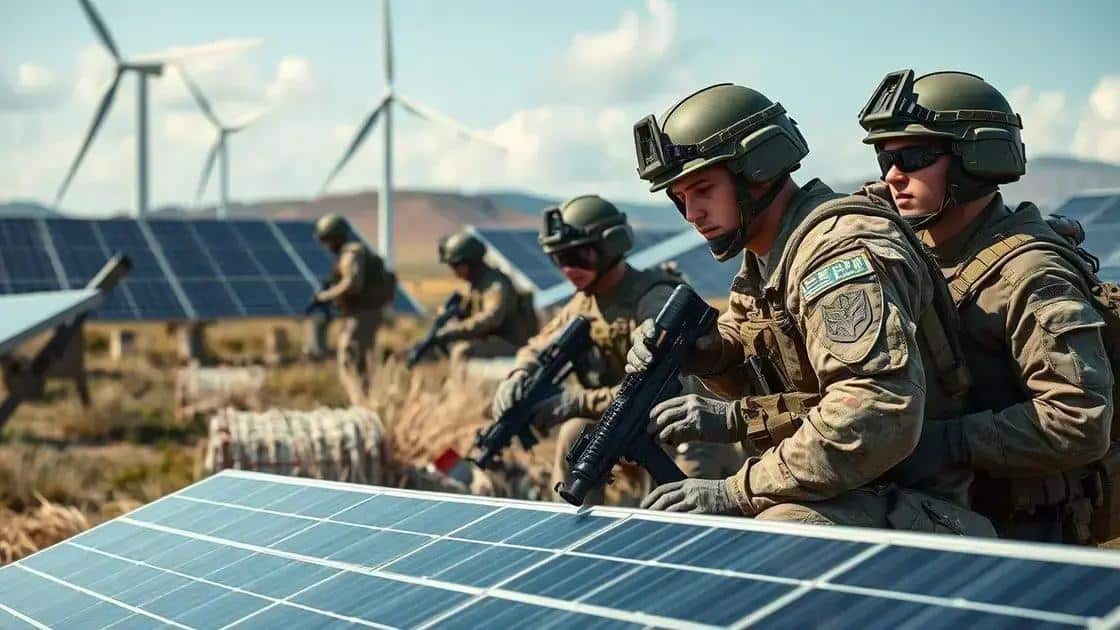 The role of renewable energy in armor