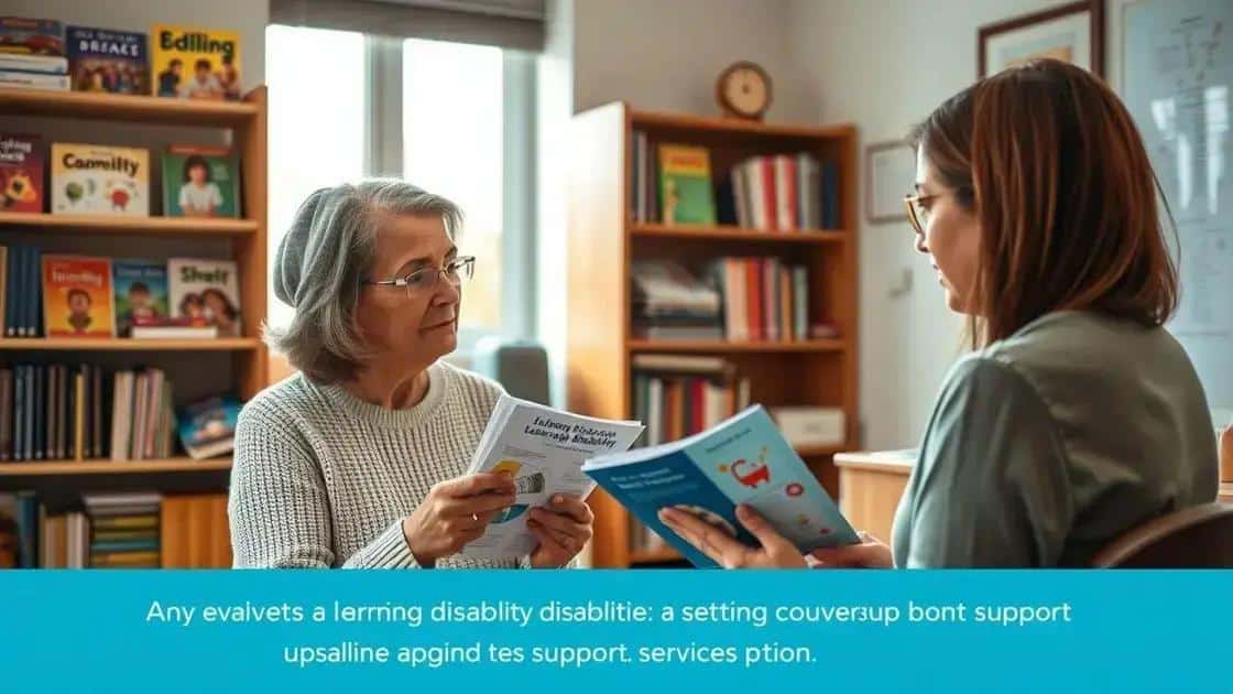 How to access learning disability support services