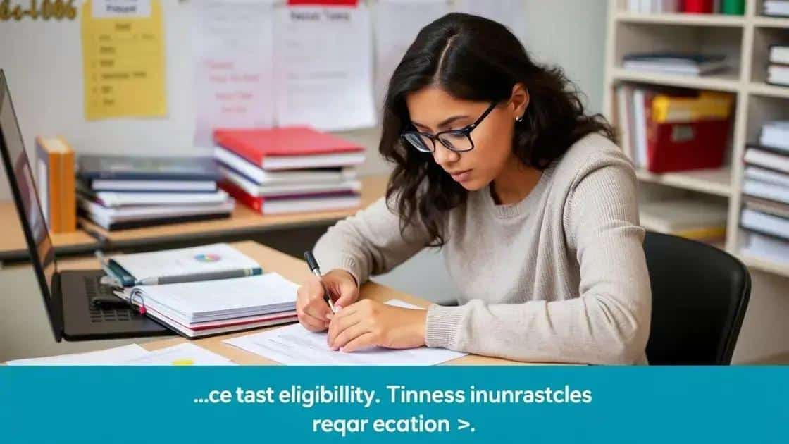 Eligibility requirements for education grants