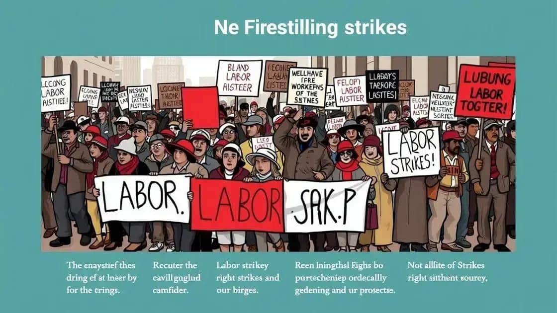 Significant labor strikes and their impact