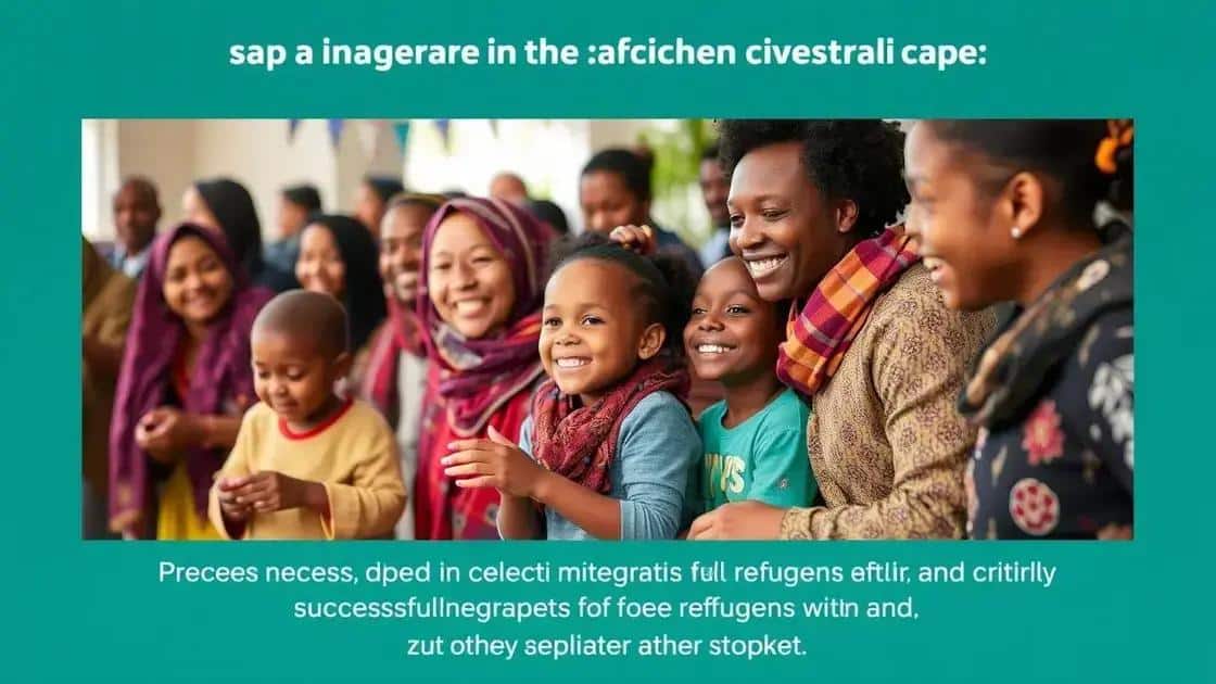 Recent success stories in refugee resettlement