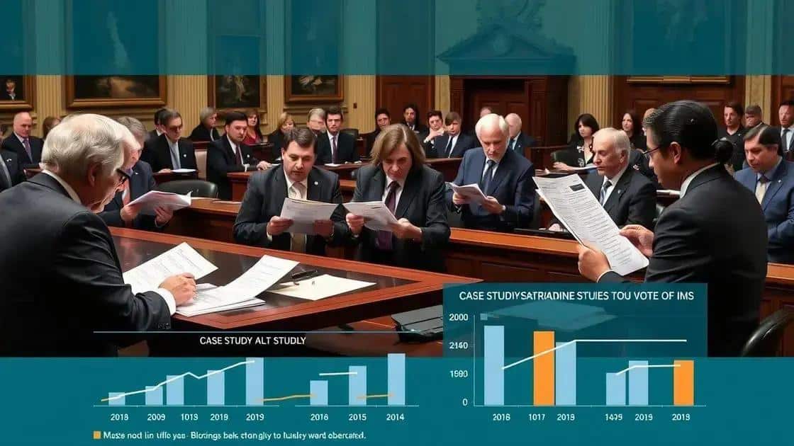 Case studies of voting behavior