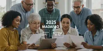 Diverse individuals learning about 2025 Medicaid program changes and healthcare benefits