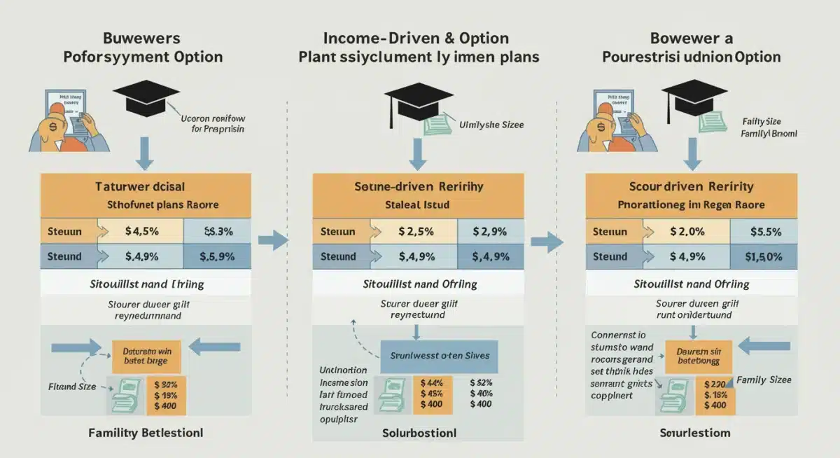 Infographic explaining income-driven repayment plans for student loans