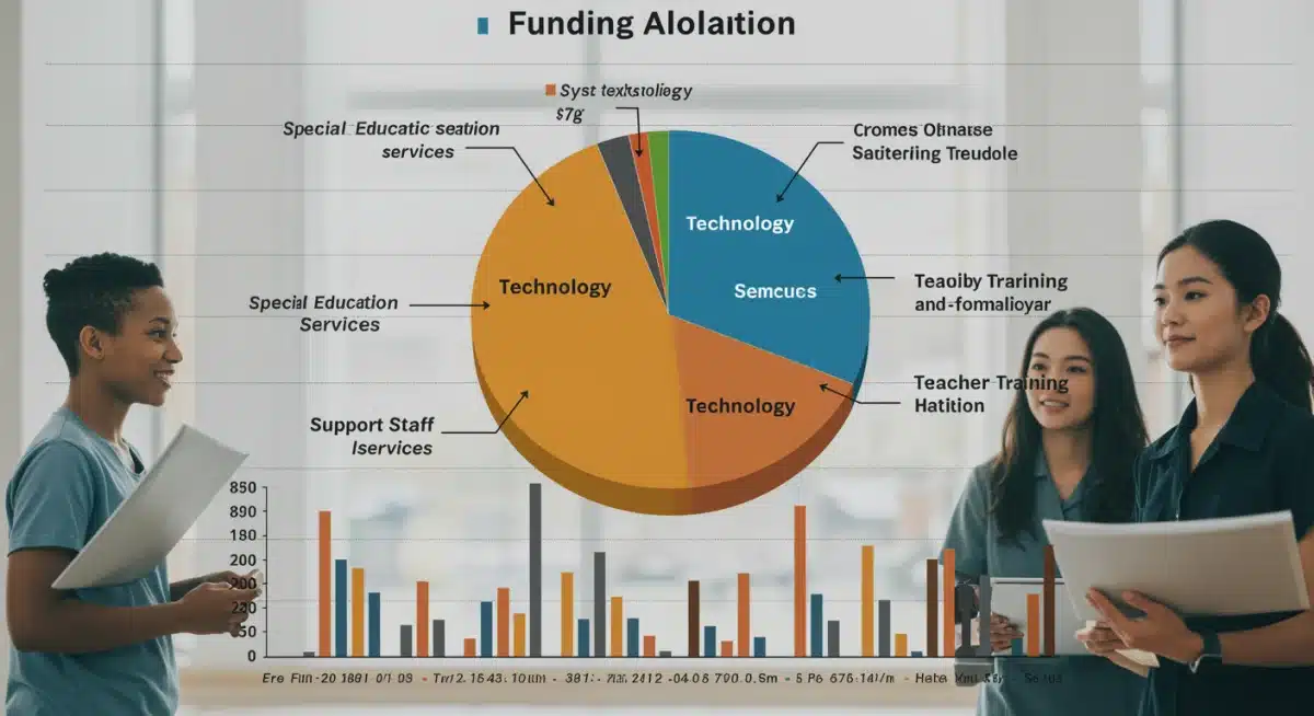 Pie chart illustrating special education funding allocation and strategic investment