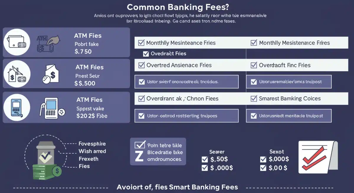 Comparison chart illustrating common banking fees and how to avoid them through smart financial decisions.