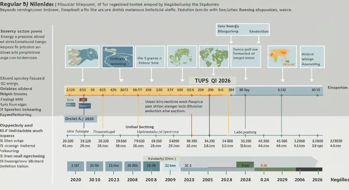 Timeline of emissions reduction regulatory milestones