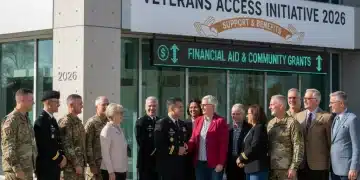 Veterans smiling and receiving support, representing access to diverse benefits for 2026.
