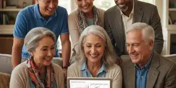 Seniors review 2026 Social Security benefits on a tablet, symbolizing smart financial planning for retirement.